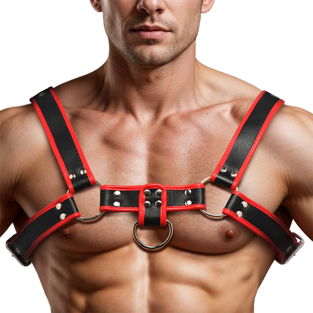 Master Series Bulldog Harness in Red Bondage and Fetish > Restraints - Tophatter Daily Deals